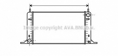AVA QUALITY COOLING fd2096 -  Радиатор, охлаждение двигателя
